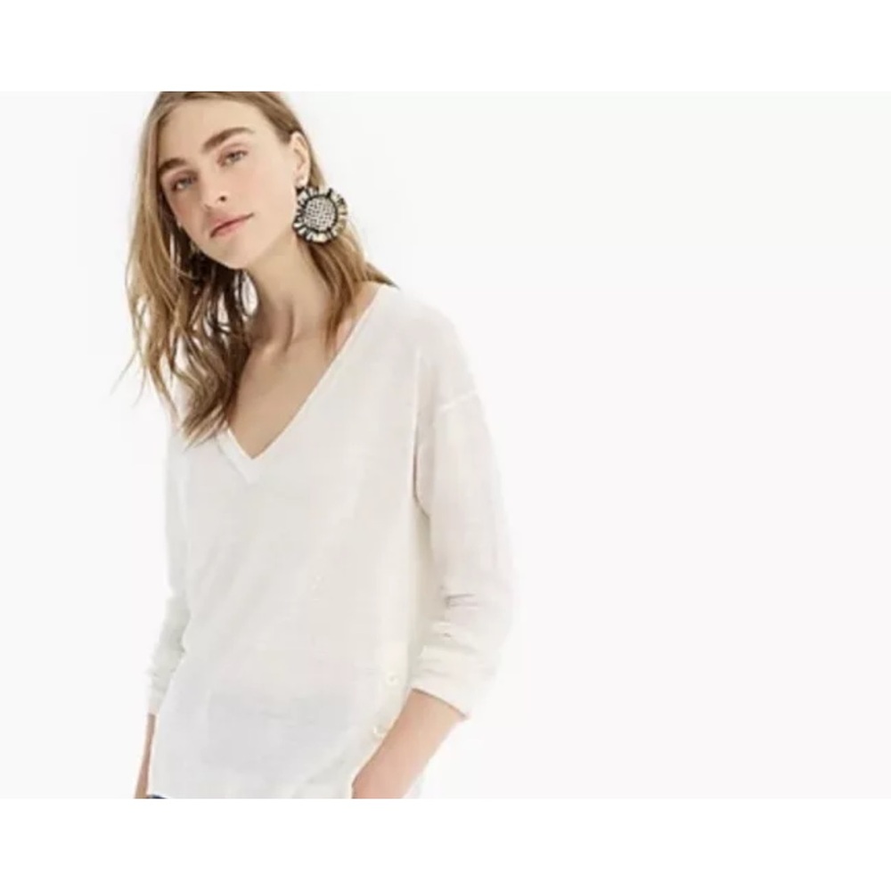 JCrew light weight vneck sweater